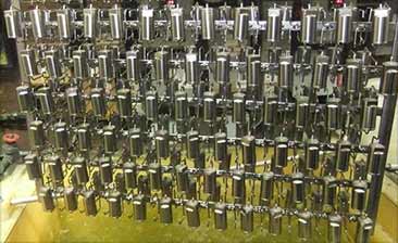Electroless nickel plating parts in process